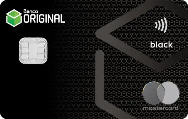 Cashback é com o Cartão de Crédito Original Black
