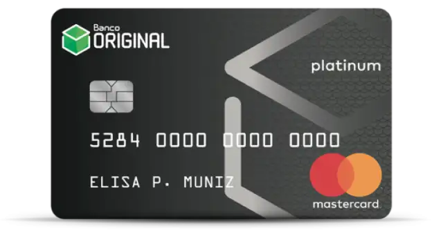 Cartão de crédito Original Platinum gera cashback para você