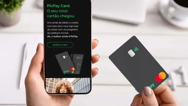 Cashback é com o Cartão de crédito PicPay Internacional