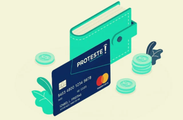 Cartão de crédito disponível para negativados é o Proteste Mastercard