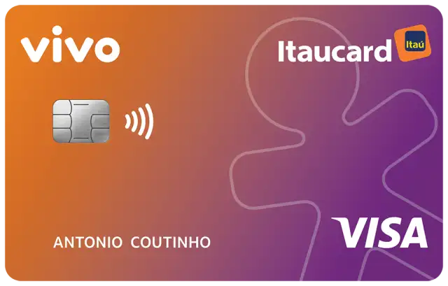 Cartão de crédito Itaú Vivo Visa sem tarifa de anuidade